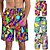 preiswerte Unterteile-Klassisch Retro Vintage 1970er Shorts Hippie Herren Karneval Maskerade Party / Abend Alltagstauglich Pride Parade Erwachsene Shorts Sommer