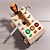 cheap Educational Toys-Wooden Led Switch Busy Board Disassembly Screw Nut Tool Car Montessori Early Education Educational Toys Go to School Holiday Gifts for Kids