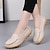 ieftine Mocasini de Damă-Pentru femei Pantofi Flați Slip-On-uri Mocasini Mărime Plus Size Pantofi de confort În aer liber Zilnic Culoare solidă Vară Toc Drept Vârf pătrat Casual Confortabili minimalism Plimbare Imitație