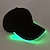 abordables Novedades-Sombrero luminoso led, gorra de béisbol luminosa, visera solar para exteriores, gorra protectora solar, gorra luminosa