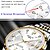abordables Relojes de Cuarzo-Hombre Relojes de cuarzo minimalista Deportes Diamantes Sintéticos Negocios Luminoso Calendario Fecha Semana IMPERMEABLE Acero Inoxidable Reloj
