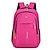 halpa Kirjakassit-koululaukku yksivärinen opiskelijoille pojille tytöille monikäyttöinen kulutusta kestävä suurikapasiteettinen nylon koululaukku selkälaukku 22,06 tuumaa, takaisin kouluun lahja