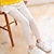 abordables Pantalones-Niños Chica Polainas Color sólido Moda Exterior Algodón 7-13 años Verano Negro Blanco Amarillo