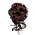 abordables Moños-pieza de pelo de moño desordenado updo despeinado: moño de pelo rizado, postizos de cola de caballo ondulados, gomas para el cabello con banda elástica de goma