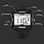رخيصةأون ساعات رقمية-نسائي رجالي ساعة رقمية رياضات موضة الأعمال التجارية ساعة المعصم ساعة منبهة LCD رزنامه مضاد للماء سيليكون ووتش