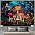 levne Trippy Tapiserries-vitráže houba závěsný gobelín nástěnné umění velký gobelín nástěnná malba výzdoba fotografie pozadí deka závěs domácí ložnice dekorace obývacího pokoje