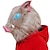 billiga Anime Cosplaytillbehör-Svärd Mask Inspirerad av Demon Slayer: Kimetsu no Yaiba Gris Inosuke Hashibira Animé Cosplay-tillbehör Polyester Herr Dam Halloween-kostymer