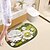 Недорогие Абсорбирующий коврик для ванной-Нескользящий напольный коврик из диатомовых водорослей с цветочным рисунком тушью - мягкий, удобный и прочный для гостиной, веранды, ванной комнаты и спальни