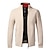 abordables Gilet-Homme Pull Chandail Robe pull Gilet Cardigan Pull Zippé Pull Veste Tricoter Zippé Poche Mao mode Décontractées Vêtement Tenue Automne Hiver Noir Vin S M L