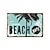 abordables cartel de chapa de metal-1 pieza de cartel de hojalata de metal de playa, cartel de hojalata de playa de verano, carteles de playa vintage, decoración de pared, pintura para colgar en la pared para decoración de bar de