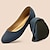 cheap Women&#039;s Flats-Women&#039;s Flats Slip-Ons Plus Size Comfort Shoes Daily Solid Color Flat Heel Square Toe Fashion Minimalism Satin Loafer Wine Red Black White