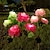 cheap Pathway Lights &amp; Lanterns-3 Heads Solar Peony Outdoor Simulation Flower Lamp LED Artificial Flower Ground Lamp  Garden and Courtyard Decorative Lights Holiday Party Decorative Lights
