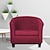 abordables Potah na křeslo a potah na křeslo-stretch velvet club chair cover housse élastique fauteuil single sofa cover baril tub chair for cafe hotel coffee shop transfrontalier doux durable lavable