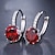 cheap Trendy Jewelry-2pcs Stud Earrings Hoop Earrings For Women&#039;s Cubic Zirconia Citrine Party Wedding Casual Zircon Alloy Solitaire Round Cut