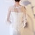 preiswerte Cape Schal-Wickeltücher für Frauen Kappe Vintage Elegant Ärmellos Polyester Hochzeit Schals Mit Pure Farbe Für Hochzeit Sommer