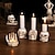 billige Halloweenprodukter-halloween horror dekorasjon skjelett lysestake spøkelse fest rekvisitter lysestake ornament