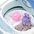 Χαμηλού Κόστους Gadgets Μπάνιου-5 τμχ πλωτό φίλτρο με χνούδι διχτυωτό τσαντάκι πλωτό πλυντήριο ρούχων φίλτρο δίχτυ σε σχήμα λουλουδιού επαναχρησιμοποιούμενο εργαλείο αφαίρεσης τρίχας κατοικίδιων ζώων