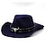 voordelige Historische &amp; vintage kostuums-Retro vintage 18de eeuw 19e eeuw Cowboyhoed Cowgirl hoed Cowgirl Cowboy West Cowboy Voor heren Dames Hoed