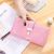 cheap Wallets-Women&#039;s Clutch Wallet Coin Purse Credit Card Holder Wallet PU Leather Shopping Daily Holiday Pendant Zipper Hollow-out Leaves Wine Pink Black