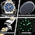 preiswerte Quarz-Uhren-OLEVS Herren Quarz uhr Luxus Großes Ziffernblatt Modisch Geschäftlich Mondphasenanzeige leuchtend Kalender WASSERDICHT Legierung Beobachten