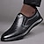 ieftine Saboți și Mocasini Bărbați-Bărbați Mocasini &amp; Balerini Mocasini din piele Pantofi de confort Clasic Casual Zilnic Imitație Piele Respirabil Comfortabil Anti-Alunecare Loafer Negru Primăvară Toamnă