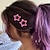 abordables Accesorios para el peinado del cabello-10 pinzas para el pelo de estrella rosa para niñas, pinzas para el pelo pequeñas y bonitas para niños, pinzas de estrella de pentagrama para pasadores de pelo, pinza de metal para el pelo, horquilla
