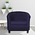 abordables Potah na křeslo a potah na křeslo-stretch velvet club chair cover housse élastique fauteuil single sofa cover baril tub chair for cafe hotel coffee shop transfrontalier doux durable lavable