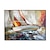 baratos Pinturas de Paisagens-pintura a óleo artesanal lona decoração da arte da parede abstrata paisagem de navegação para decoração de casa pintura sem moldura enrolada