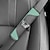 baratos Interiores personalizáveis para automóveis-protetor de ombro de couro de fibra de carbono para cinto de segurança do automóvel