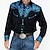 ieftine Costume Vintage &amp; Istorice-Retro / vintage Bluză / Cămașă West Cowboy Bărbați Carnaval Petrecere Casul / Zilnic Vârf