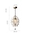 cheap Chandeliers-LED Chandeliers, Pendant Lights Loft Rustic Single Head Iron LED Crystal Chandelier Metal Bedroom Auditorium Hanging Lamp Ceiling Fitting Lights Lighting Rustic Elegant Farmhouse Comp 110-240V