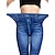 ieftine Multipachet-Pachete multiple 2 buc Pentru femei Albastru Zvelt Pantaloni Jambiere Buzunar Imprimeu Fluture Stradă Casual Poliester Vară