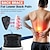 זול מעסה הגוף-חגורת גב לתמיכת מותני לגברים נשים הקלה על כאבי גב תחתון פריצת דיסק סיאטיקה עקמת מאמן מותניים עם 4 יציאות