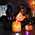 preiswerte Halloween Requisitenbeleuchtung-Halloween-Dekoration: Elektronisches Jack-o-Lantern-Kerzenlicht, tragbares Kerzenleuchter-Nachtlicht, Geisterfest-Dekoration, Requisiten-Atmosphären-Layout, geeignet als herbstliche Erntedankfest-Tischdekoration