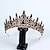 voordelige Tiara&#039;s en Kroon-kroon tiara&#039;s Legering Bruiloft Verjaardag Luxe Bruiloft Met Kristal Helm Hoofddeksels