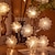 tanie Taśmy świetlne LED-sztuczny kwiat dekoracyjne światło led diy bajkowy wieniec światło w kształcie liścia na przyjęcie domowe sala weselna dekoracja wewnętrzna i zewnętrzna