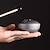 abordables Instrumentos musicales-Hluru mini tambor de lengua de acero 3 pulgadas 6 tonos tambor etéreo mini tambor música con mazo de goma yoga meditación handpan instrumento