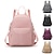 abordables Sacs à Dos-femme pack nylon femmes ordinateur portable sac à dos mode sac à dos épaule sac à dos style couleur unie sacs à dos pour filles bookbag