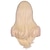 abordables Perruques de déguisement-23 pouces de long perruque bouclée grande vague de cheveux synthétiques résistant à la chaleur avec une frange pour le costume de cosplay fête d&#039;halloween