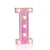 billige Dekorative lys-led bokstavlys lyser rosa bokstaver glitter alfabet bokstavskilt batteridrevet for nattlys bursdagsfest bryllup jenter gaver hjem bar julepynt rosa bokstav