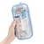 baratos estojos e porta-lápis-Estojo para caneta de malha Easthill com zíper, bolsa transparente para maquiagem, cor, bolsa de cosméticos, bolsa de viagem multiuso, escola, meninas, adolescente, bolsa estacionária transparente,