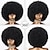 economico Parrucca per travestimenti-parrucche afro corte anni &#039;70 per donne nere parrucca afro corta nera sintetica grande anni &#039;70 8 pollici parrucca afro anni &#039;60 per donne rimbalzanti e morbide parrucche per feste di cosplay di