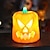 preiswerte Halloween Requisitenbeleuchtung-Halloween-Dekoration: Elektronisches Jack-o-Lantern-Kerzenlicht, tragbares Kerzenleuchter-Nachtlicht, Geisterfest-Dekoration, Requisiten-Atmosphären-Layout, geeignet als herbstliche Erntedankfest-Tischdekoration