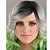 رخيصةأون باروكات الكرنفال-Graue und grüne Ombre-Perücke für Erwachsene für Halloween-Cosplay-Partys