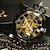 tanie Zegarki mechaniczne-Wiązany męski steampun antyczny szkielet mechaniczny zegarek kieszonkowy łańcuszek na szyję zegarki na co dzień z pudełkiem