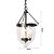cheap Pendant Lights-Pendant Light Fixtures  Retro Gold Black Copper 3 Light Hanging Light Industrial Style Transparent Glass lampshade Chandelier Ceiling Lighting for Living Room Study Office Lighting Fixture 110-240V