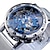 levne Mechanické hodinky-WINNER Náramkové hodinky mechanické hodinky pro Muži Analogové Automatické natahování Děrování Vinobraní stylové S dutým gravírováním S kamínky Slitina Kůže