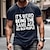 cheap Men&#039;s Graphic T Shirt-Sit Show Supervisor T shirt Tee Graphic Tee Casual Style Classic Style Letter Graphic Prints Crew Neck Clothing Apparel Outdoor Street Short Sleeve Print Fashion