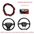 cheap Steering Wheel Covers-New car summer steering wheel cover Breathable PU fiber leather Breathable mesh cloth no inner ring car steering wheel cover