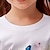 billiga flickas 3d t-shirts-Flickor 3D Grafisk Fjäril T-shirt Kortärmad 3D-tryck Sommar Vår Aktiv Mode söt stil 100 % bomull Barn 3-12 år Utomhus Ledigt Dagligen Normal